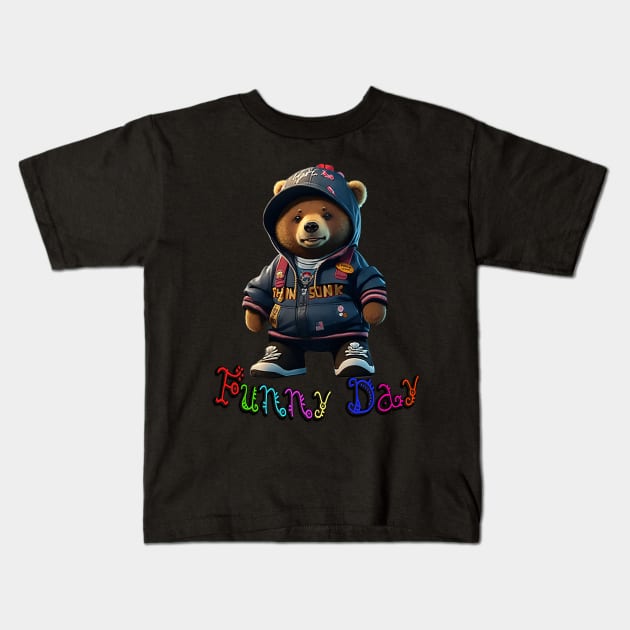 New Style Bear Kids T-Shirt by H.M